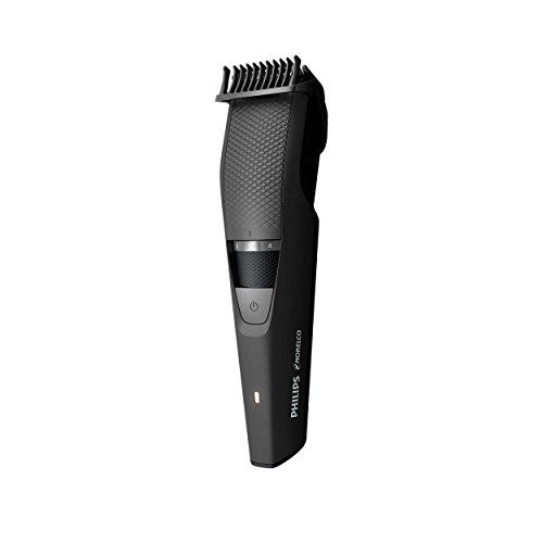 필립스 PHILIPS Norelco Worldwide Voltage Cordless Mens Beard Trimmer with All New Locking Feature and 20 Length Settings with Skin Friendly Titanium Self Sharpening Blades