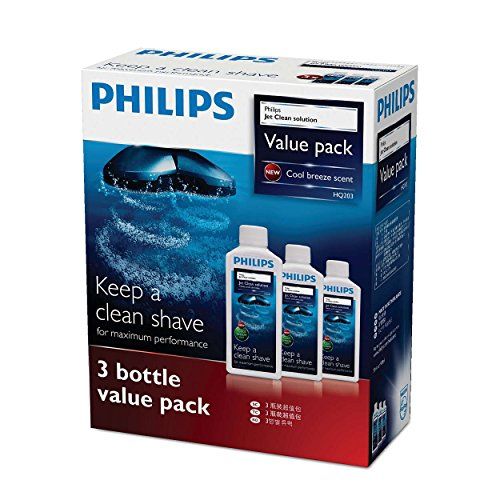 필립스 Japanese Men shavers Philips jet clean dedicated cleaning solution [three packs 300ml] HQ203 / 61