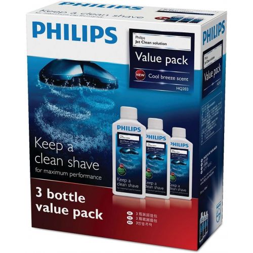 필립스 Japanese Men shavers Philips jet clean dedicated cleaning solution [three packs 300ml] HQ203 / 61