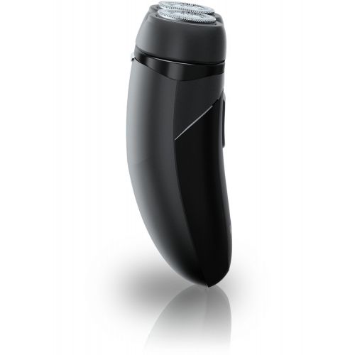 필립스 Philips Norelco Norelco Travel Mens Shaver with Close-Cut Technology and Independent Floating Heads, Self-Sharpening Blades, 2 x AA Batteries Included by Philips