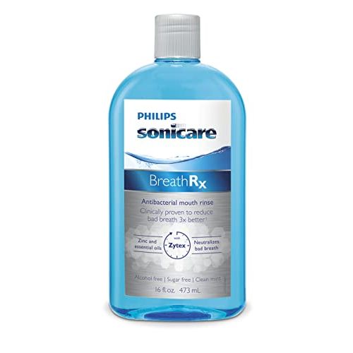 필립스 Philips Sonicare Breathrx Antibacterial Mouth Rinse, 16 Fl Oz