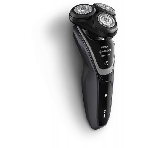 필립스 Philips Norelco Electric Shaver 5110 Wet & Dry, S5205/81, with SmartClick Precision Trimmer