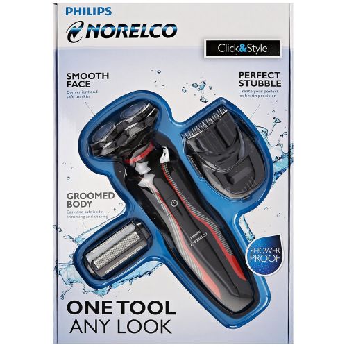 필립스 Philips Norelco Click & Style Shaver, S738/82