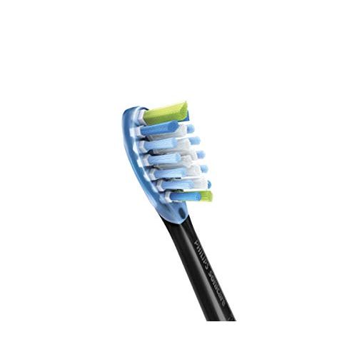 필립스 Philips Sonicare Premium Plaque Defence BrushSync Enabled Replacement brush Heads, 2pk, Black - HX9042/33