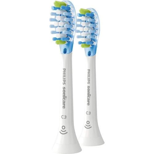 필립스 Philips Sonicare Premium Plaque Defence BrushSync Enabled Replacement Brush Heads, 2pk, White - HX9042/17