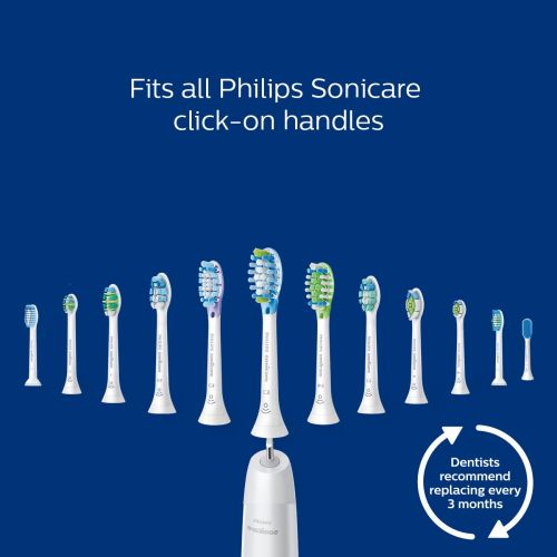 필립스 Philips Sonicare Intercare replacement toothbrush heads, HX9003/65, BrushSync technology, White 3-pk