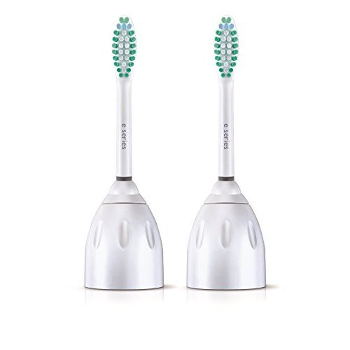 필립스 Genuine Philips Sonicare E-Series replacement toothbrush head, Pack of 2, Frustration Free Packaging, (HX7022/30, 2)
