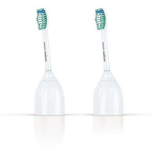 필립스 Genuine Philips Sonicare E-Series replacement toothbrush head, Pack of 2, Frustration Free Packaging, (HX7022/30, 2)