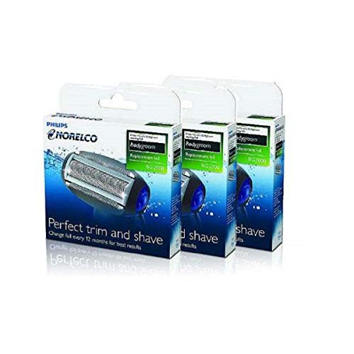 필립스 Philips Norelco Bodygroom Replacement Trimmer/Shaver Foil (Pack of 3)