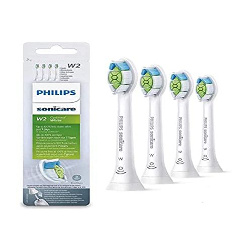 필립스 Philips Sonicare HX6064/10Set of 4Brush Heads Best White White W2with brushsync White