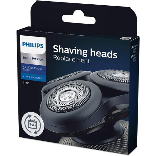 필립스 Philips Replacement NanoTech Precision Blade Shaving Heads for Series 9000 Prestige - SH98/70