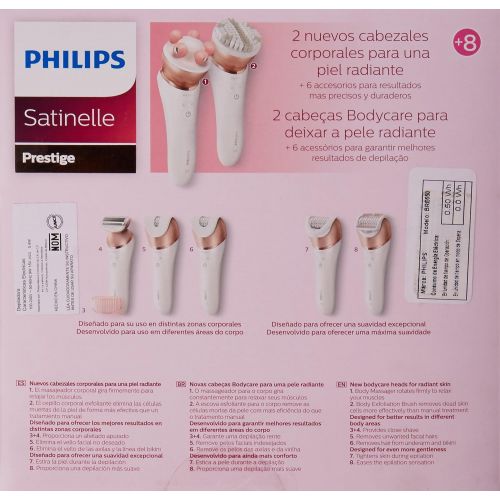 필립스 Epilators by Philips Satinelle Prestige Wet and Dry Epilator BRE650