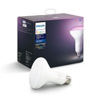 Philips Hue Single Premium BR30 Smart Bulb Downlight for 5-6 inch recessed cans, 16 million colors (Hue Hub Required, Works with Alexa), Old Version