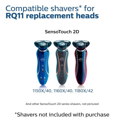 필립스 Philips Norelco Shaving Head for Shaver SensoTouch 2D (1100 Series), RQ11/52