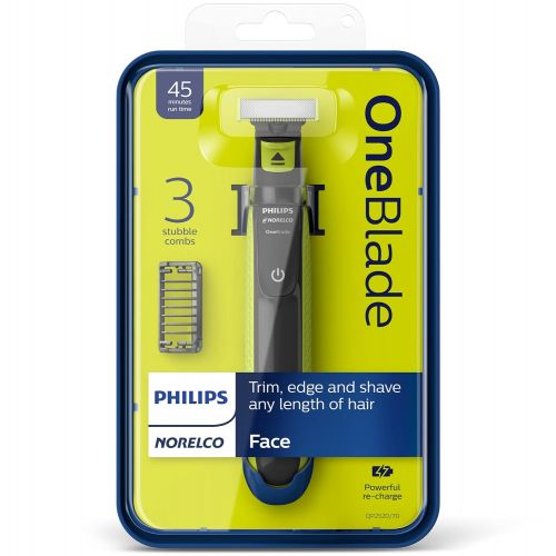 필립스 Philips Norelco QP2520/70 OneBlade, Hybrid Electric Trimmer and Shaver