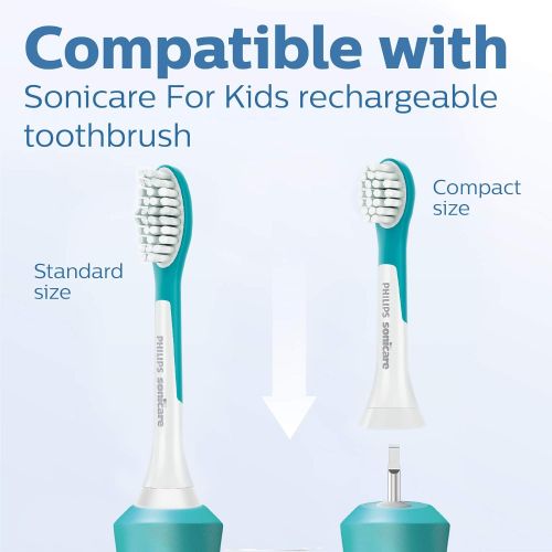 필립스 Philips Sonicare for Kids Replacement Toothbrush Heads, HX6032/94