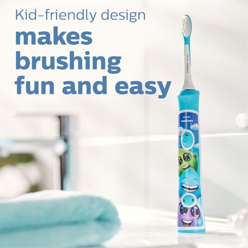 필립스 Philips Sonicare HX6042 Kids Brush Head, Standard