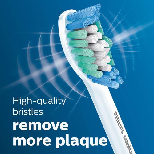 필립스 Genuine Philips Sonicare Simply Clean Replacement Toothbrush Heads, 5 Pack, HX6015/03