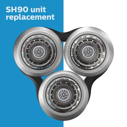 필립스 Philips Norelco SH90/72 Replacement Heads New Version for Series 9000 (Replaces SH90/62)