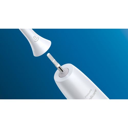 필립스 Philips Sonicare HX6064/65 Genuine DiamondClean replacement toothbrush heads, BrushSync technology, White 4-pk
