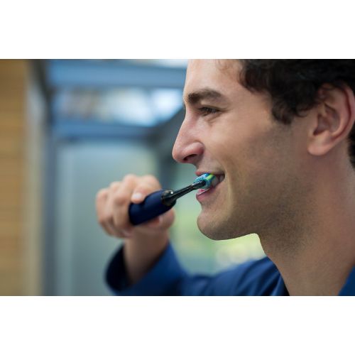 필립스 Philips Sonicare DiamondClean Smart 9700 Rechargeable Electric Toothbrush, Lunar Blue HX9957/51