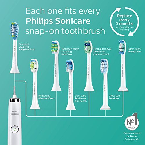 필립스 Philips Sonicare HX8911/02 HealthyWhite+ Rechargeable Electric Toothbrush, White