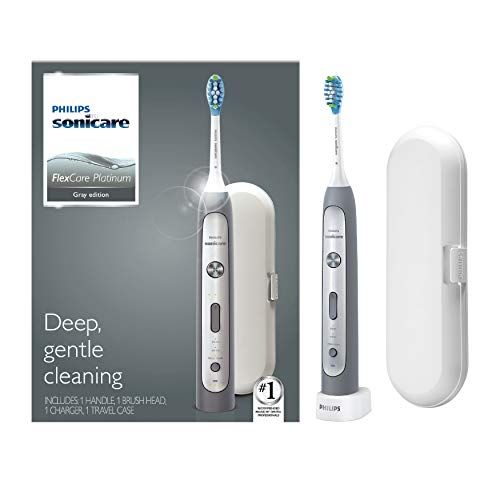 필립스 Philips Sonicare HX9111/12 Flexcare Platinum, Electric Rechargeable Toothbrush, Grey