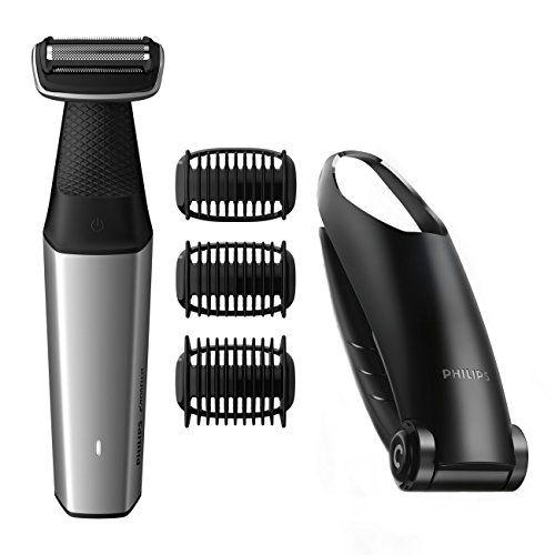 필립스 Philips Norelco Bodygroom Series 3500, BG5025/49, Showerproof Lithium-Ion Body Hair Trimmer for Men with Back Shaver