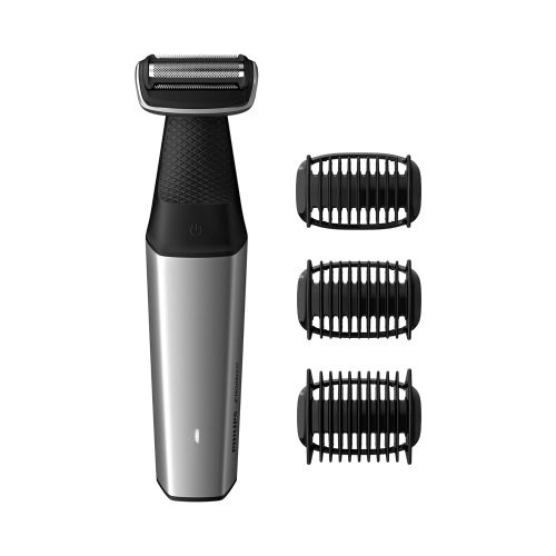 필립스 Philips Norelco Bodygroom Series 3500, BG5025/49, Showerproof Lithium-Ion Body Hair Trimmer for Men with Back Shaver