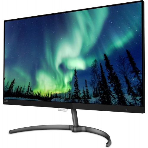 필립스 [아마존베스트]Philips Computer Monitors Philips 276E8VJSB 27 Monitor, 4K UHD IPS, 1 Billion+ Colors, Ultranarrow Borders, Lowblue, Multiview, 4Yr Advance Replacement Warranty