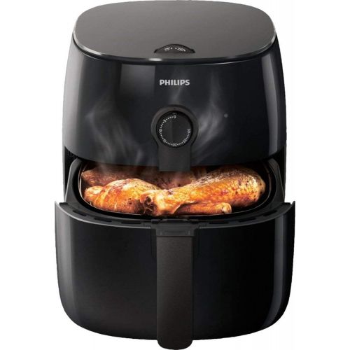 필립스 [아마존베스트]Philips Premium TurboStar 1.8lb/2.75qt Airfryer - HD9721/96 (Latest Model 2020) (Analog Black)