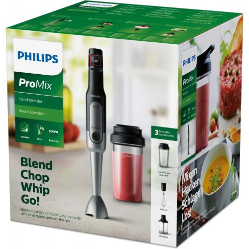 필립스 [아마존베스트]Philips ProMix Hand Mixer Black/Stainless Steel