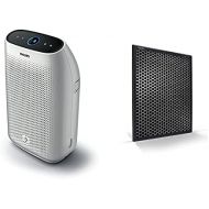 Philips AC1214/10 Air Purifier Connected removes up to 99.9% of viruses and aerosols, white & NanoProtect Filter Active Carbon FY2420; AC2882, AC2885, AC2887, A2889, AC2892, Series