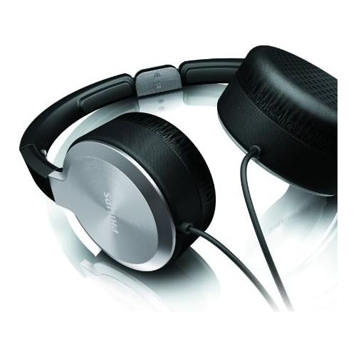 필립스 [아마존베스트]Philips SHL9450/10 Headband Headphones - Black/Aluminium