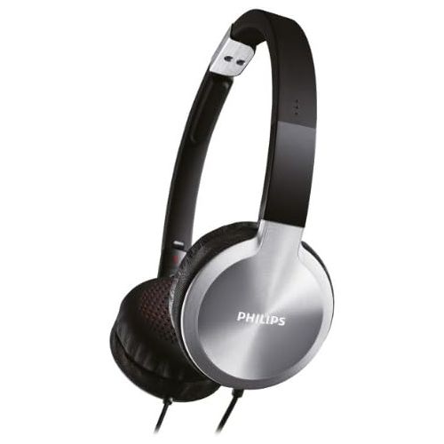 필립스 [아마존베스트]Philips SHL9450/10 Headband Headphones - Black/Aluminium