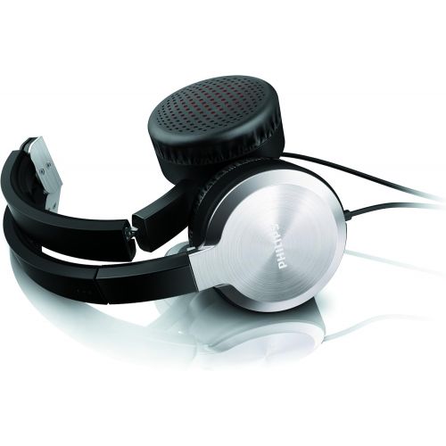 필립스 [아마존베스트]Philips SHL9450/10 Headband Headphones - Black/Aluminium