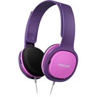 [아마존베스트]Philips Audio :Philips SHK2000PK/00 Lightweight Kids Headphones With Volume Control - Pink/Purple