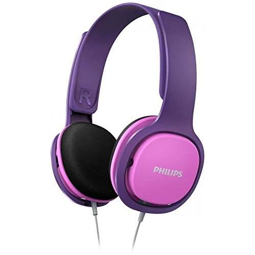 필립스 [아마존베스트]Philips Audio :Philips SHK2000PK/00 Lightweight Kids Headphones With Volume Control - Pink/Purple