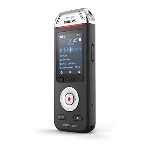 필립스 [아마존베스트]Philips Voicetracer DVT2110 Audio Recorder for Interviews and Notes