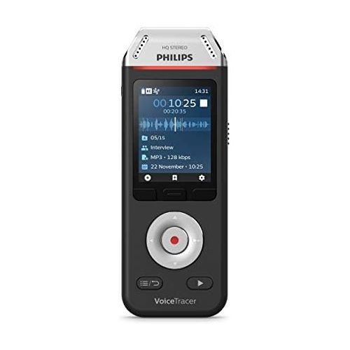 필립스 [아마존베스트]Philips Voicetracer DVT2110 Audio Recorder for Interviews and Notes