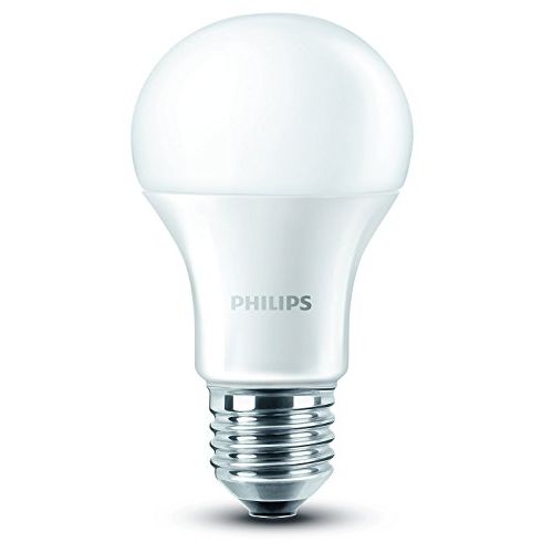 필립스 Philips LED Lampe E27 Doppelpack 9W (60W) warmweiss 806 lm matt