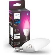 Philips Hue White & Color Ambiance E14 LED Light Bulb, Pack of 1, Dimmable, Up to 16 Million Colours, Controllable via App, Compatible with Amazon Alexa (Echo, Echo Dot)