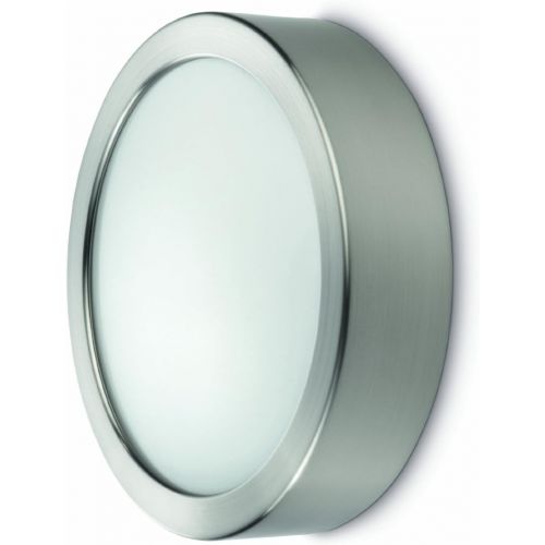 필립스 Philips MyLiving Octagon Ceiling Light Matt Chrome (Includes 1 x 12 Watts E14 Bulb)