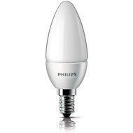 Philips LED Frosted Candle Energy Savier Light Bulb (E14 Small Edison Screw 4W) - Warm White