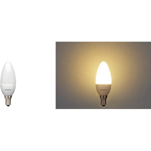 필립스 Philips LED Frosted Candle Energy Savier Light Bulb (E14 Small Edison Screw 4W) - Warm White