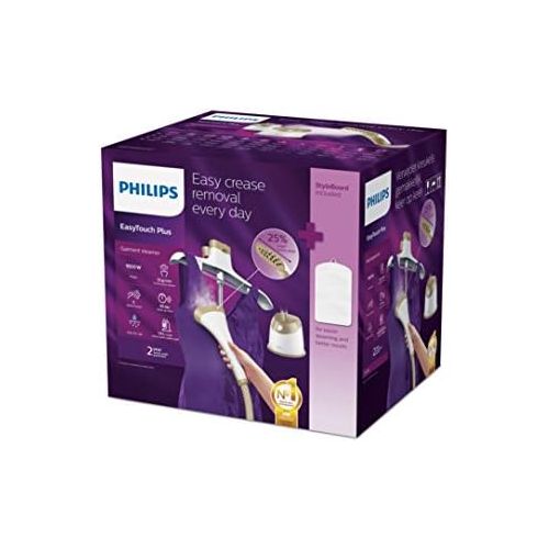 필립스 Philips GC524/60 ? Vertical Steamer 5 Levels with Clothes Hanger Special 1600 W White [Energy Class A++] FR Version