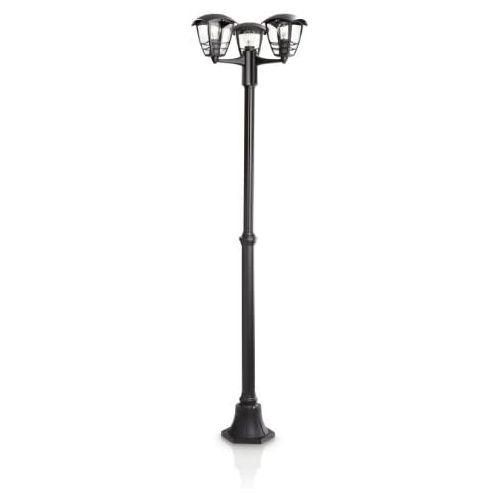 필립스 Philips MyGarden Creek Outdoor Post Light (Requires 3 x 60 W E27 Bulbs) - Black