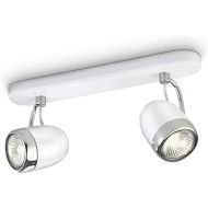 Philips MyLiving 2 Spotlight Ceiling Bar White (Includes 2 x 35 Watts GU10 Bulb)