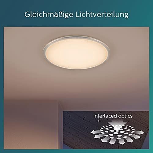 필립스 Philips myLiving Twirly LED Ceiling Light (1 x 12 W Integrated LED, Warm White) - Grey