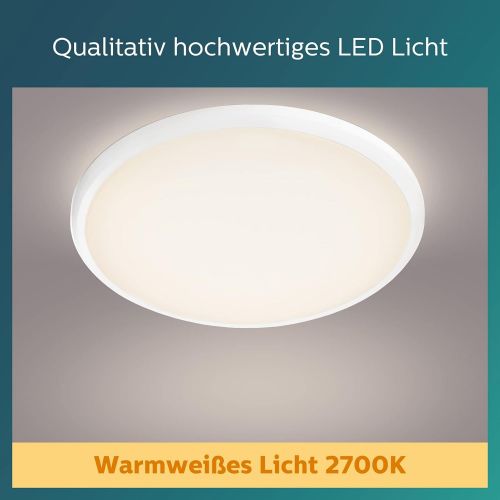 필립스 Philips myLiving Twirly LED Ceiling Light (1 x 12 W Integrated LED, Warm White) - Grey